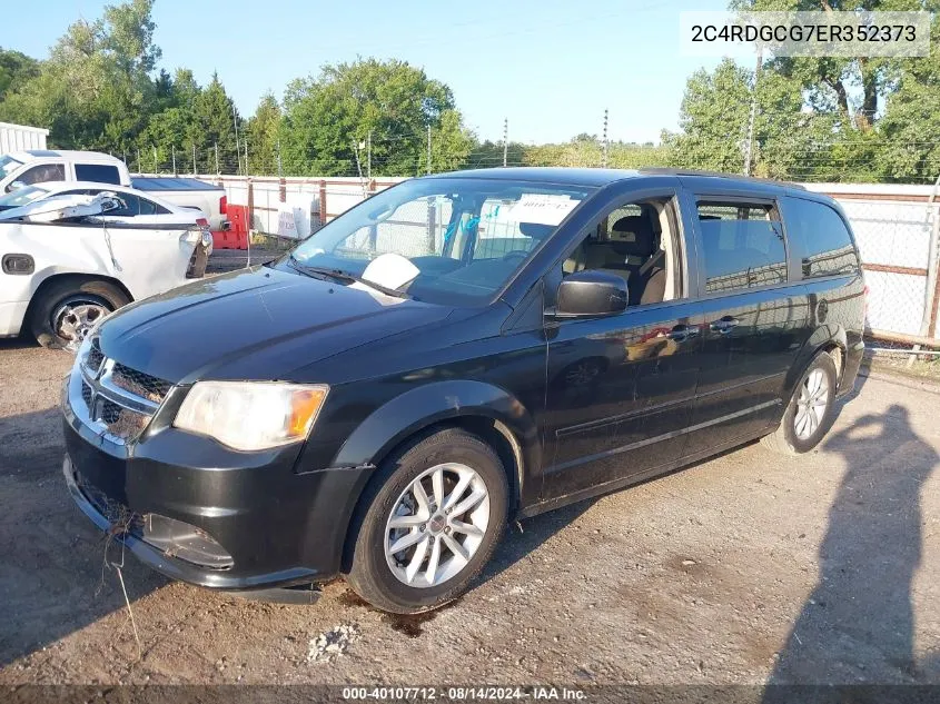 2014 Dodge Grand Caravan Sxt VIN: 2C4RDGCG7ER352373 Lot: 40107712