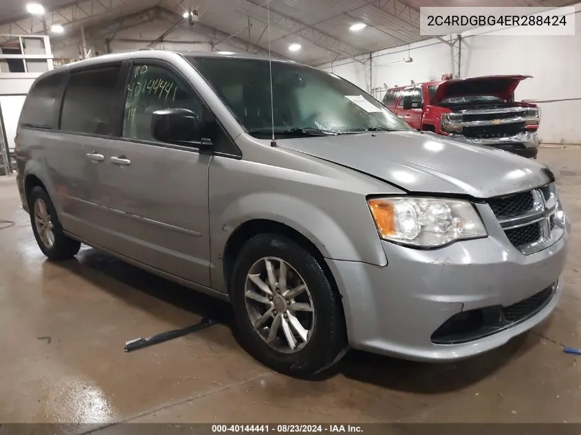 2014 Dodge Grand Caravan Se/Sxt VIN: 2C4RDGBG4ER288424 Lot: 40144441