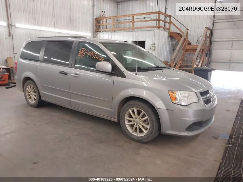 2014 Dodge Grand Caravan Sxt VIN: 2C4RDGCG9ER323070 Lot: 40189223