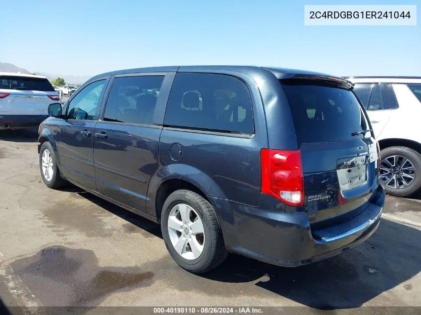 2C4RDGBG1ER241044 2014 Dodge Grand Caravan Se