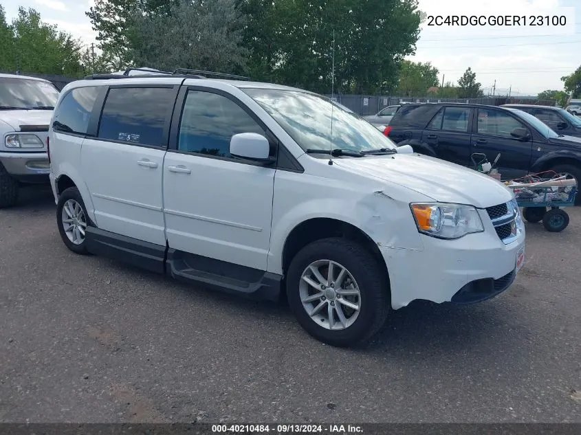 2C4RDGCG0ER123100 2014 Dodge Grand Caravan Sxt