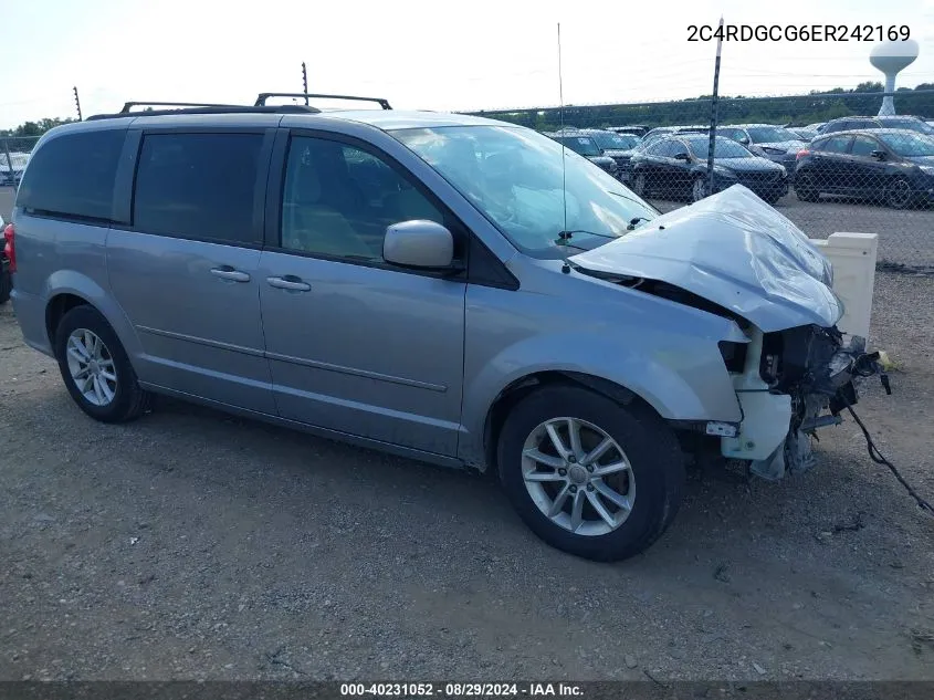 2014 Dodge Grand Caravan Sxt VIN: 2C4RDGCG6ER242169 Lot: 40231052