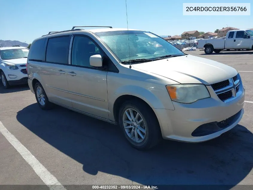 2C4RDGCG2ER356766 2014 Dodge Grand Caravan Sxt