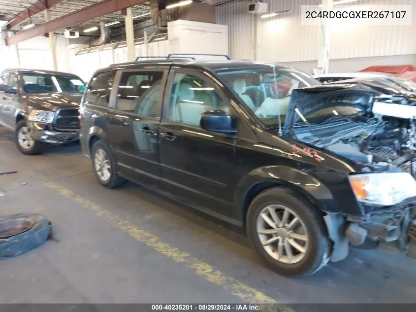 2014 Dodge Grand Caravan Sxt VIN: 2C4RDGCGXER267107 Lot: 40235201