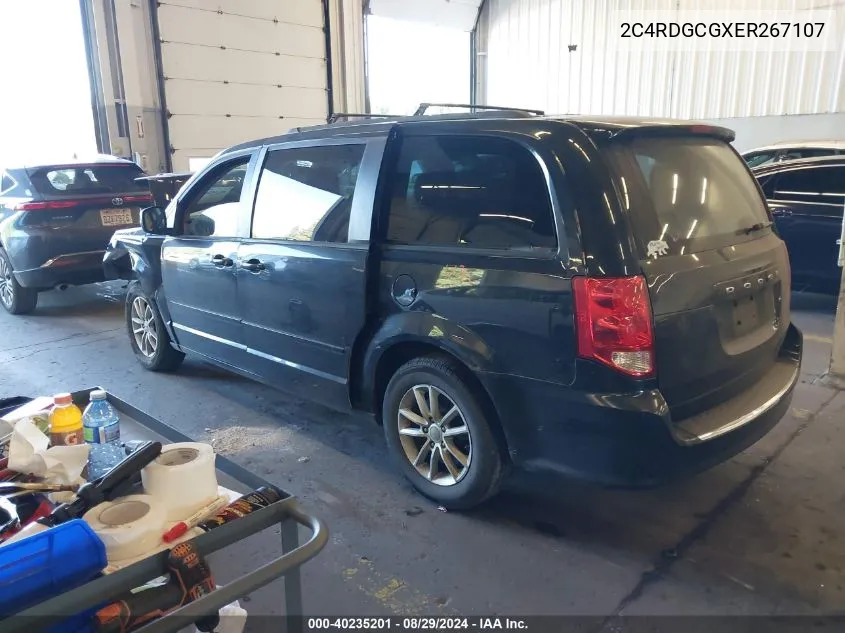 2014 Dodge Grand Caravan Sxt VIN: 2C4RDGCGXER267107 Lot: 40235201