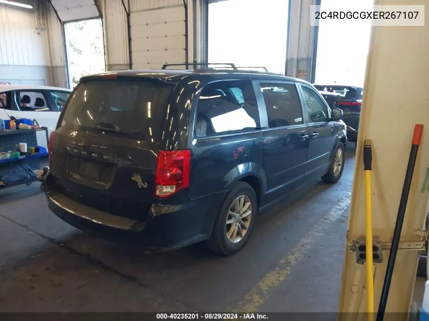 2014 Dodge Grand Caravan Sxt VIN: 2C4RDGCGXER267107 Lot: 40235201