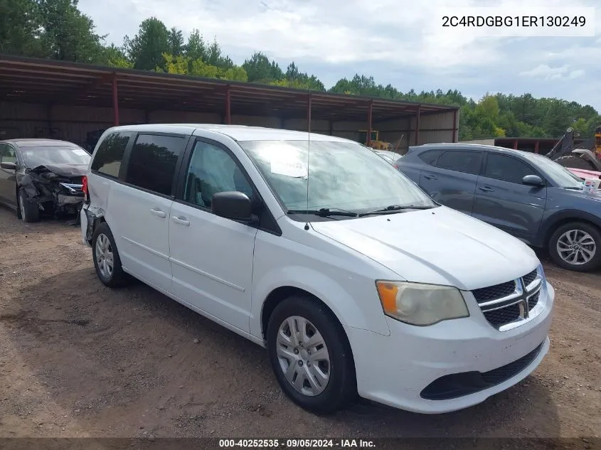 2C4RDGBG1ER130249 2014 Dodge Grand Caravan Se