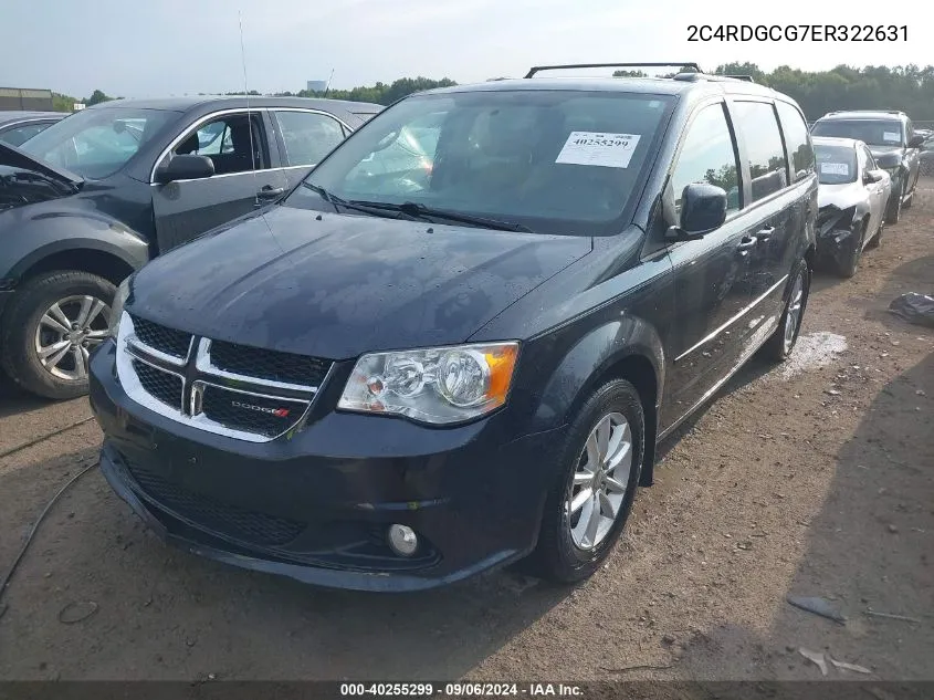 2C4RDGCG7ER322631 2014 Dodge Grand Caravan Sxt