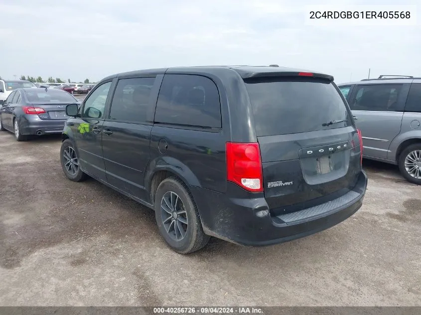 2C4RDGBG1ER405568 2014 Dodge Grand Caravan Se