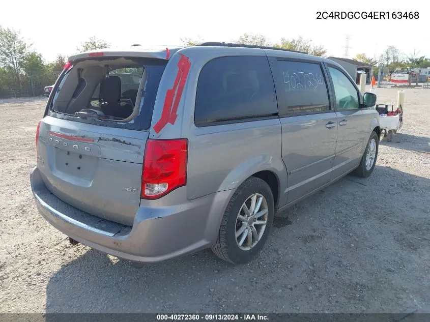 2014 Dodge Grand Caravan Sxt VIN: 2C4RDGCG4ER163468 Lot: 40272360