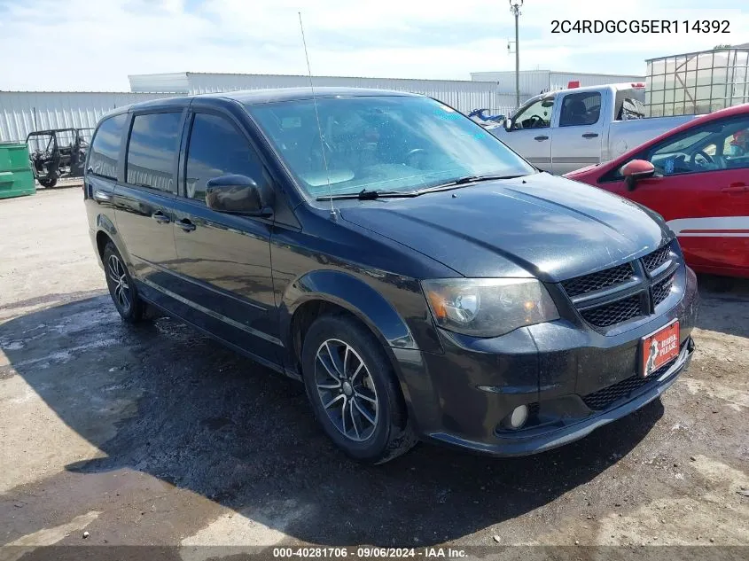 2014 Dodge Grand Caravan Sxt VIN: 2C4RDGCG5ER114392 Lot: 40281706