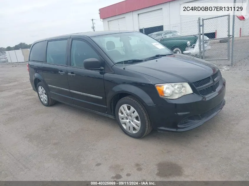 2014 Dodge Grand Caravan American Value Pkg VIN: 2C4RDGBG7ER131129 Lot: 40427351