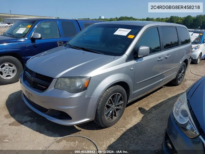 2C4RDGBG8ER458218 2014 Dodge Grand Caravan Se 30Th Anniversary