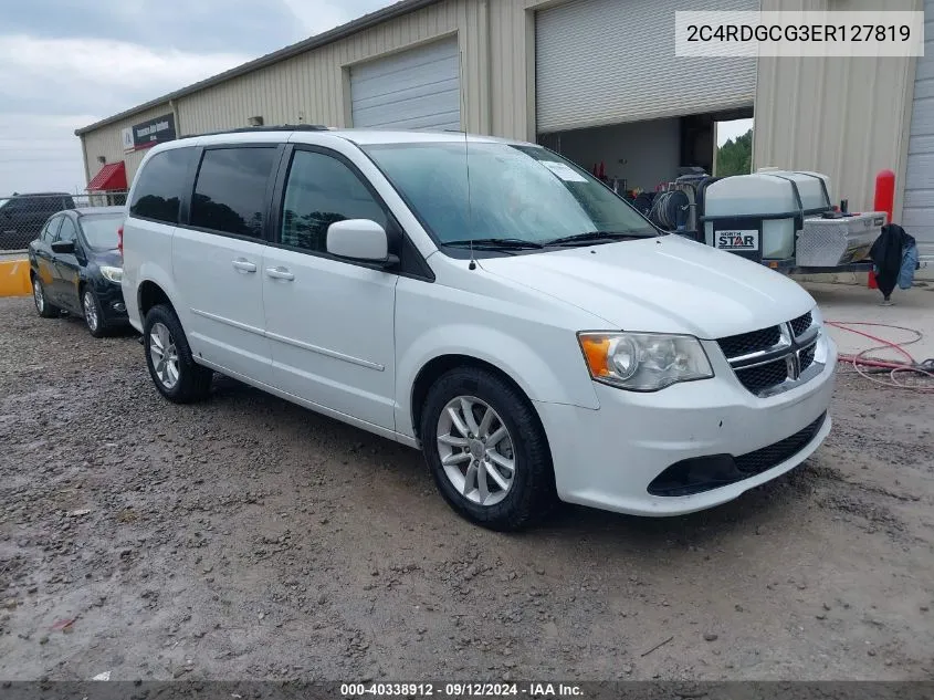 2014 Dodge Grand Caravan Sxt VIN: 2C4RDGCG3ER127819 Lot: 40338912