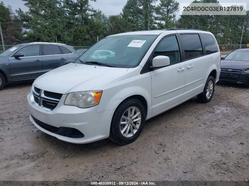 2014 Dodge Grand Caravan Sxt VIN: 2C4RDGCG3ER127819 Lot: 40338912