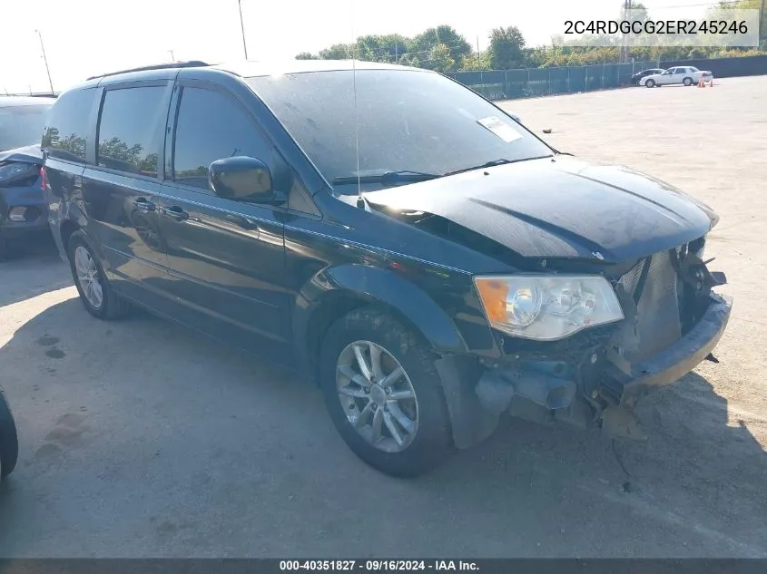 2014 Dodge Grand Caravan Sxt VIN: 2C4RDGCG2ER245246 Lot: 40351827