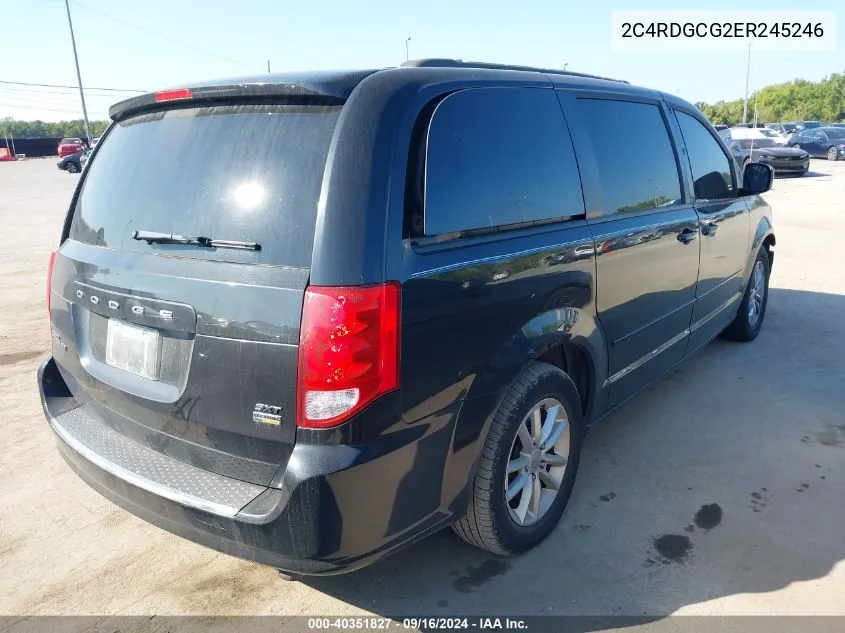 2C4RDGCG2ER245246 2014 Dodge Grand Caravan Sxt