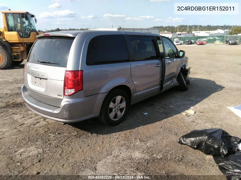 2014 Dodge Grand Caravan Se VIN: 2C4RDGBG1ER152011 Lot: 40352226