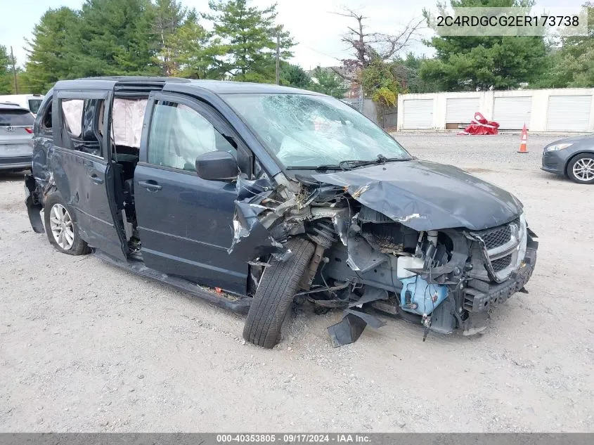 2014 Dodge Grand Caravan Sxt VIN: 2C4RDGCG2ER173738 Lot: 40353805