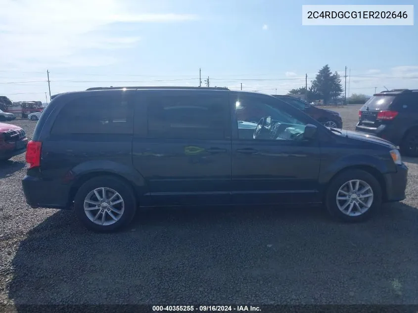 2C4RDGCG1ER202646 2014 Dodge Grand Caravan Sxt