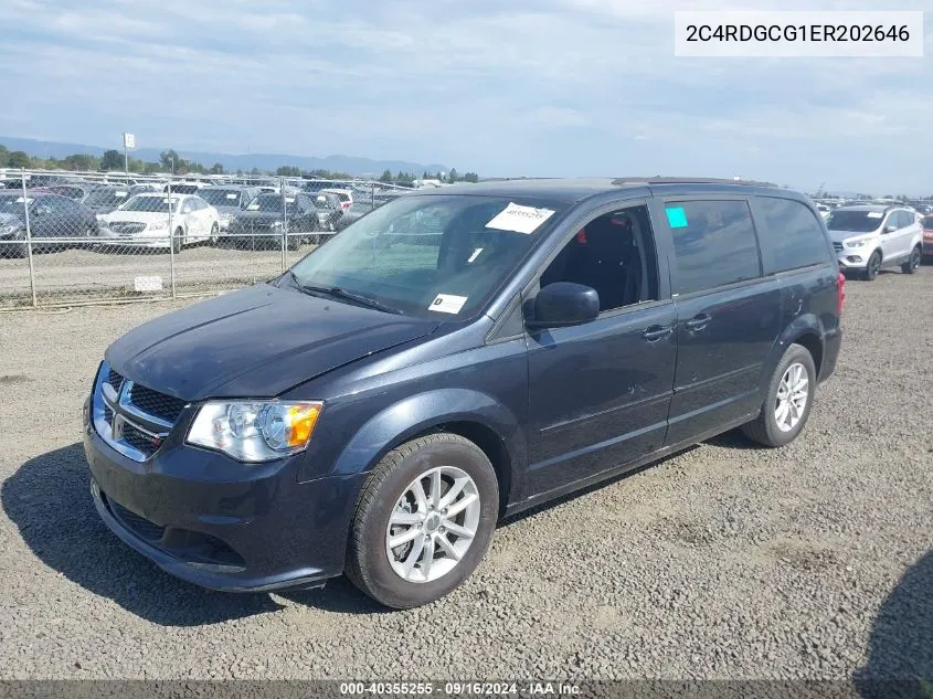 2C4RDGCG1ER202646 2014 Dodge Grand Caravan Sxt