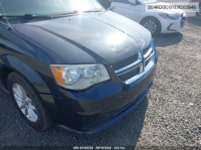 2C4RDGCG1ER202646 2014 Dodge Grand Caravan Sxt