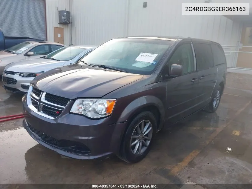 2014 Dodge Grand Caravan Se 30Th Anniversary VIN: 2C4RDGBG9ER366163 Lot: 40357641