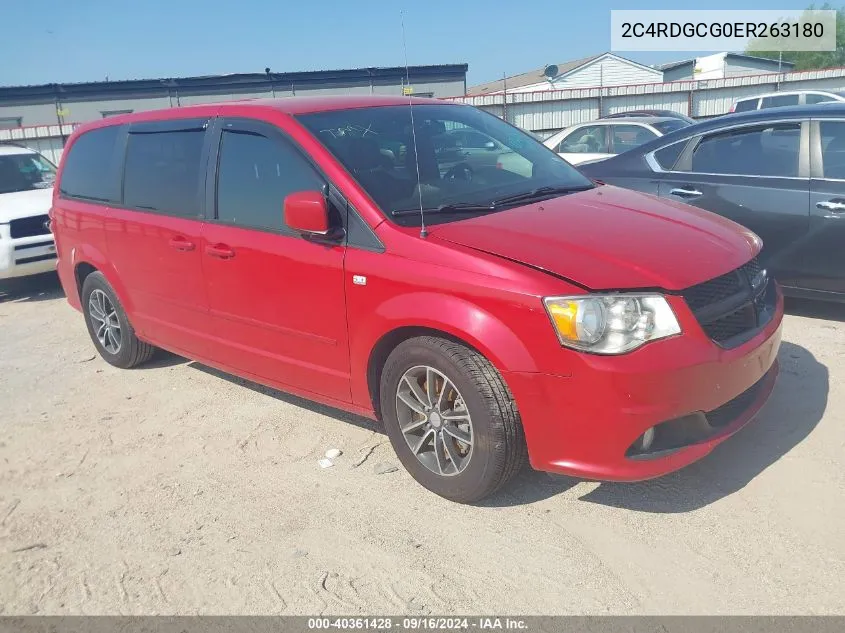 2C4RDGCG0ER263180 2014 Dodge Grand Caravan Sxt 30Th Anniversary