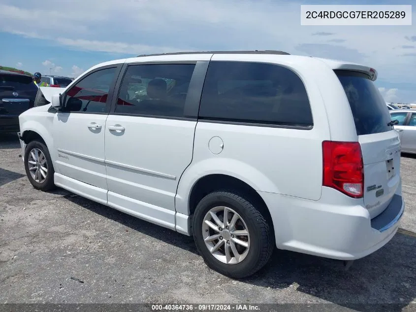 2014 Dodge Grand Caravan Sxt VIN: 2C4RDGCG7ER205289 Lot: 40364736