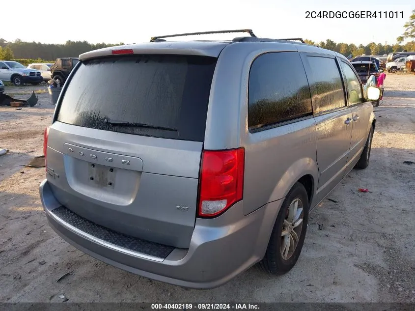 2C4RDGCG6ER411011 2014 Dodge Grand Caravan Sxt