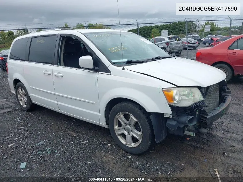 2014 Dodge Grand Caravan Sxt 30Th Anniversary VIN: 2C4RDGCG5ER417690 Lot: 40411810