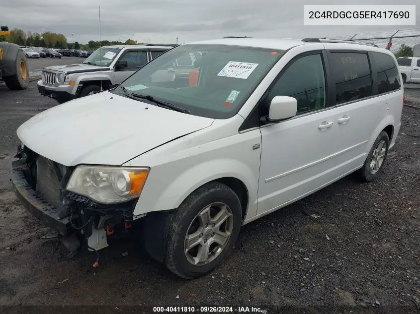 2014 Dodge Grand Caravan Sxt 30Th Anniversary VIN: 2C4RDGCG5ER417690 Lot: 40411810