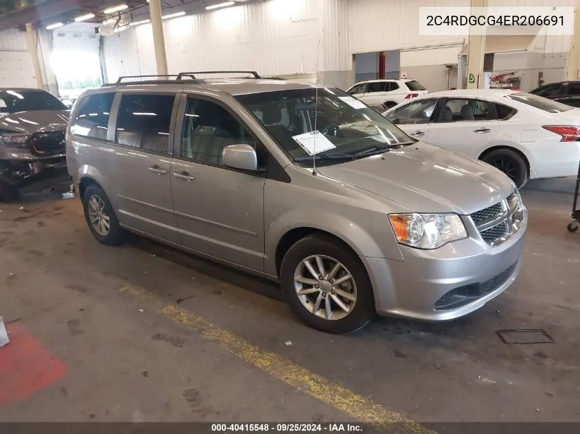 2014 Dodge Grand Caravan Sxt VIN: 2C4RDGCG4ER206691 Lot: 40415548