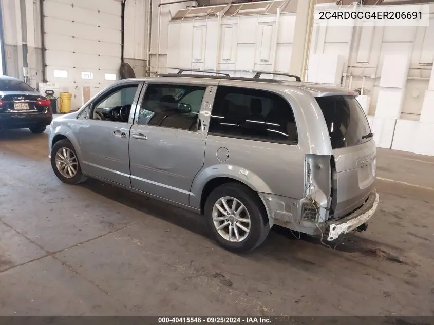 2C4RDGCG4ER206691 2014 Dodge Grand Caravan Sxt