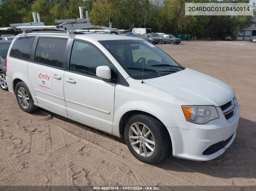 2C4RDGCG1ER450914 2014 Dodge Grand Caravan Sxt