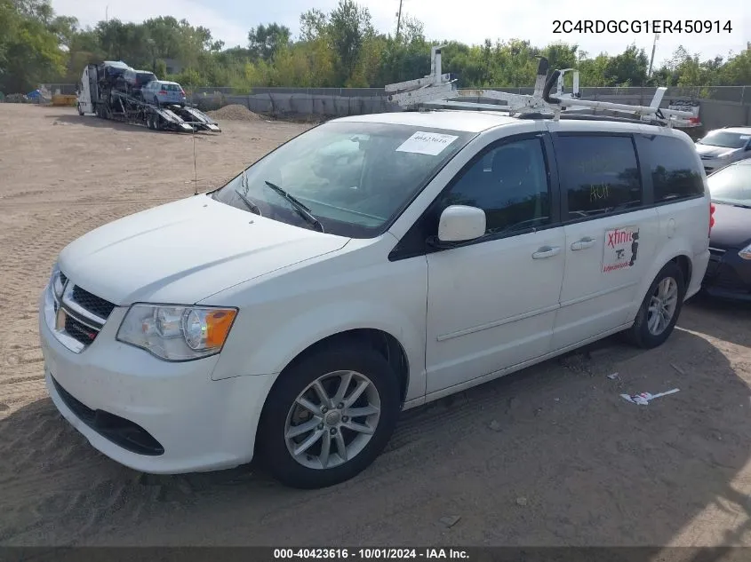 2C4RDGCG1ER450914 2014 Dodge Grand Caravan Sxt