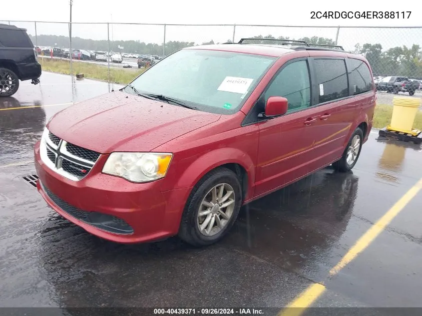 2014 Dodge Grand Caravan Sxt VIN: 2C4RDGCG4ER388117 Lot: 40439371