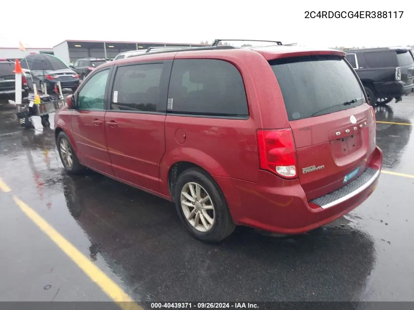 2C4RDGCG4ER388117 2014 Dodge Grand Caravan Sxt