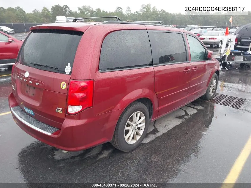 2C4RDGCG4ER388117 2014 Dodge Grand Caravan Sxt