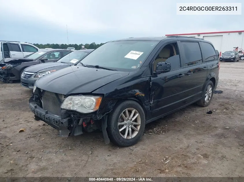 2014 Dodge Grand Caravan Sxt VIN: 2C4RDGCG0ER263311 Lot: 40440848