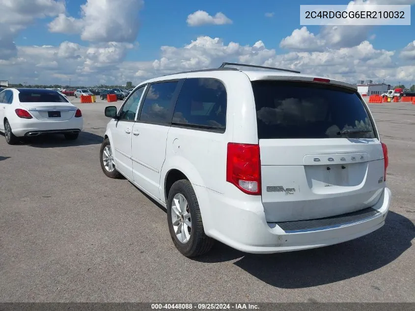 2014 Dodge Grand Caravan Sxt VIN: 2C4RDGCG6ER210032 Lot: 40448088