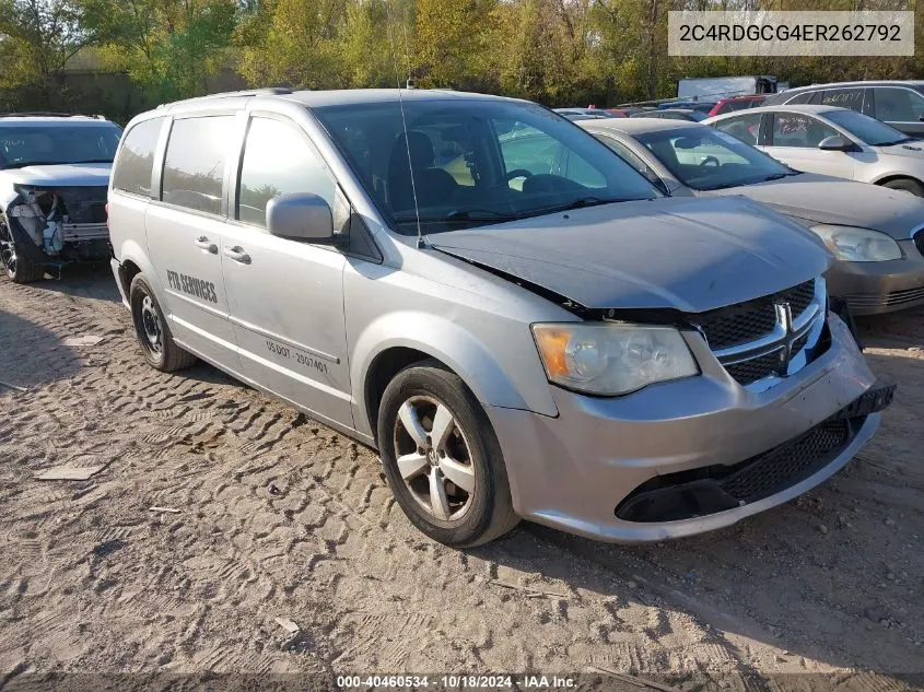 2014 Dodge Grand Caravan Sxt VIN: 2C4RDGCG4ER262792 Lot: 40460534