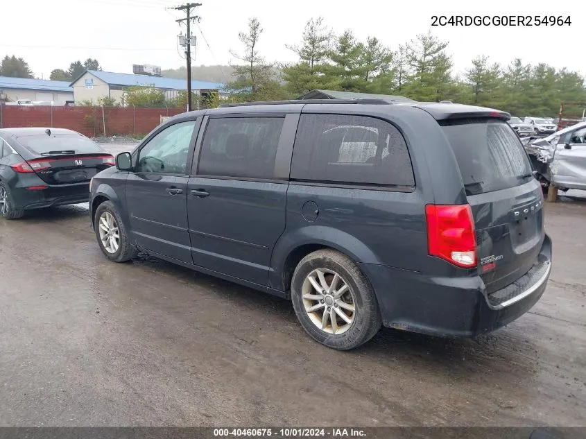 2014 Dodge Grand Caravan Sxt VIN: 2C4RDGCG0ER254964 Lot: 40460675