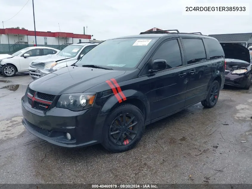 2014 Dodge Grand Caravan R/T VIN: 2C4RDGEG1ER385933 Lot: 40460979