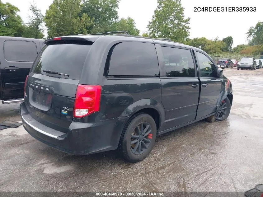 2014 Dodge Grand Caravan R/T VIN: 2C4RDGEG1ER385933 Lot: 40460979