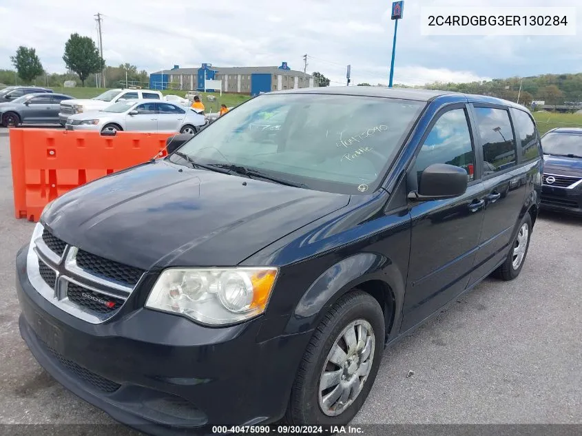 2014 Dodge Grand Caravan Se VIN: 2C4RDGBG3ER130284 Lot: 40475090