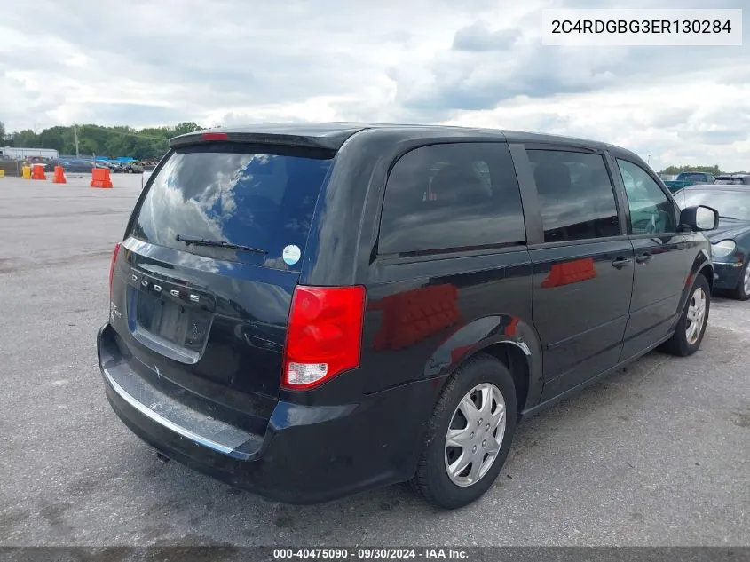 2C4RDGBG3ER130284 2014 Dodge Grand Caravan Se