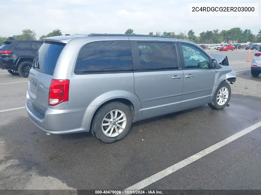 2C4RDGCG2ER203000 2014 Dodge Grand Caravan Sxt