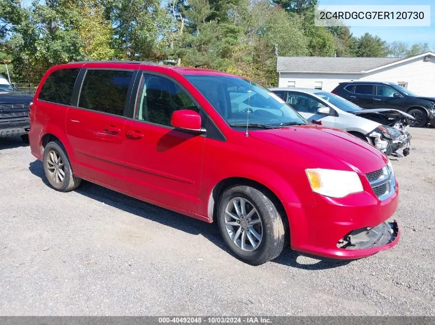 2C4RDGCG7ER120730 2014 Dodge Grand Caravan Sxt