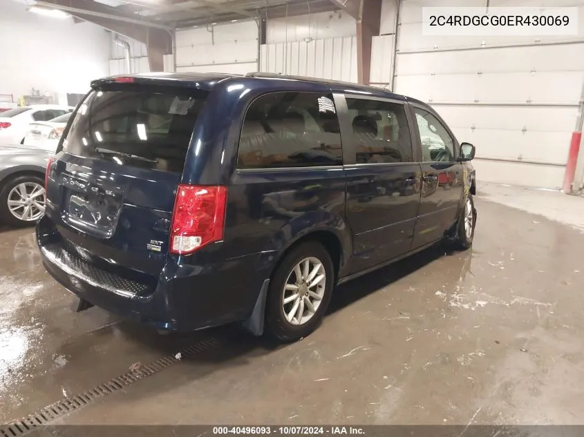 2C4RDGCG0ER430069 2014 Dodge Grand Caravan Sxt